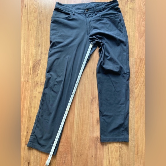 Lululemon ABC Mens 32x29 Pants Grey Warpstreme Performance Stretch 5 Pocket - Picture 8 of 12